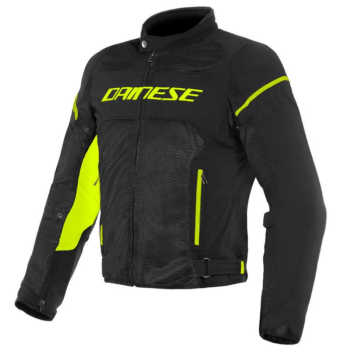 DAINESE AIR FRAME D1 TEX JACKET - BLACK/BLACK/FLUO-YELLOW (54) (1735196-N49-54) - Driven Powersports Inc.80526444951641735196-N49-54