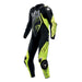 DAINESE AUDAX D - ZIP 1PC PERF. LEATHER SUIT BLACK/FLUO - YELLOW/WHITE 60 - Driven Powersports Inc.805101970093315100002 - P86 - 48