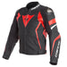 DAINESE AVRO 4 LEATHER JACKET - BLACK - MATTE/LAVA - RED/WHITE (54) (1533810 - 25A - 54) - Driven Powersports Inc.80526448758361533810 - 25A - 54