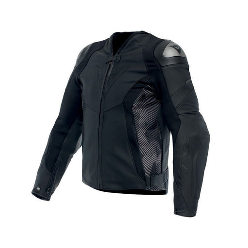 DAINESE AVRO 5 LEATHER JACKET 44 (BLACK/ANTHRACITE) (15300001 - 604 - 44) - Driven Powersports Inc.805101963949315300001 - 604 - 44