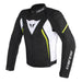 DAINESE AVRO D2 TEX JACKET - BLACK/WHITE/FLUO-YELLOW (52) (1735190-Q90-52) - Driven Powersports Inc.80526446314181735190-Q90-52