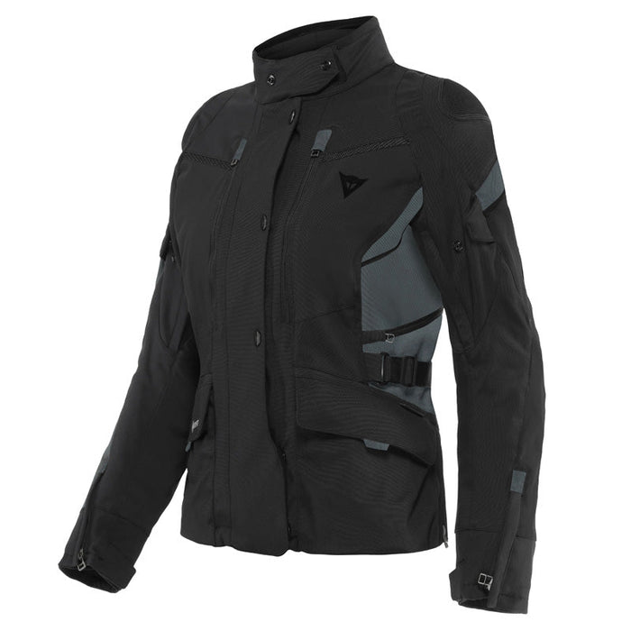 DAINESE CARVE MASTER 3 LADY GORE-TEX JACKET - BLACK/BLACK/EBONY (52) - Driven Powersports Inc.80510193776232593999-Y21-38