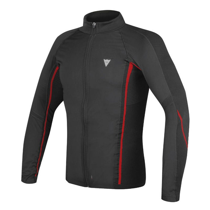 DAINESE D-CORE NO-WIND THERMO TEE LS BLACK/RED (XS) - Driven Powersports Inc.80526443310281915957-606-L