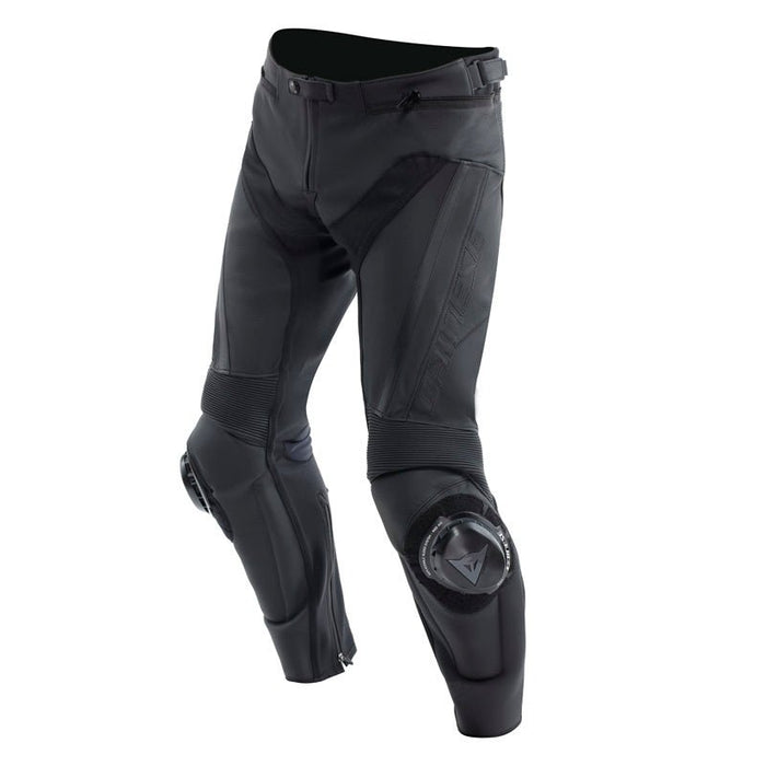 DAINESE DELTA 4 LEATHER PANTS - BLACK/BLACK (44) - Driven Powersports Inc.805101964020815500003 - 631 - 44