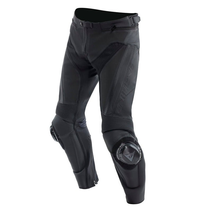 DAINESE DELTA 4 LEATHER PANTS PERF. - BLACK/BLACK (44) (15500008 - 631 - 44) - Driven Powersports Inc.805101964074115500008 - 631 - 44