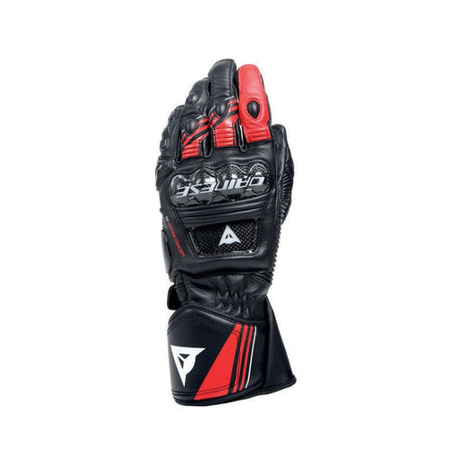 DAINESE DRUID 4 LEATHER GLOVES - BLACK/RED/WHITE (L) (1815959-A77-L) - Driven Powersports Inc.80510194263451815959-A77-L