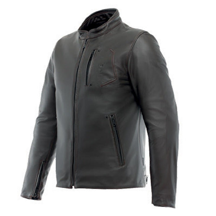 DAINESE FULCRO QDF LEATHER JACKET BROWN 60 - Driven Powersports Inc.805101969724015300008 - 005 - 52