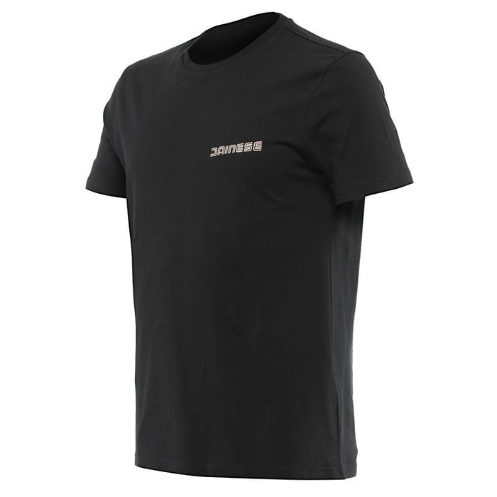 DAINESE HATCH T-SHIRT - BLACK/WHITE (2XL) - Driven Powersports Inc.80510193959861896855-622-XS