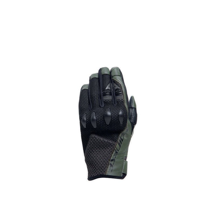 DAINESE KARAKUM ERGO-TEK GLOVES - BLACK/ARMY-GREEN (3XL) - Driven Powersports Inc.80510194893711815968-70H-XS