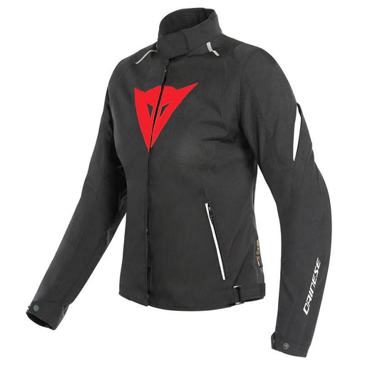 DAINESE LAGUNA SECA 3 LADY D-DRY JACKET - BLACK/RED/WHITE (40) (2654614-A77-40) - Driven Powersports Inc.80510190327442654614-A77-40