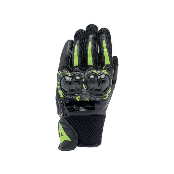 DAINESE MIG 3 UNISEX LEATHER GLOVES BLACK/ANTHRACITE/FLUO-YELLOW (L) (1815934-P18-L) - Driven Powersports Inc.80510197013431815934-P18-L