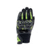 DAINESE MIG 3 UNISEX LEATHER GLOVES BLACK/ANTHRACITE/FLUO-YELLOW (L) (1815934-P18-L) - Driven Powersports Inc.80510197013431815934-P18-L