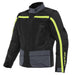 DAINESE OUTLAW TEX JACKET - BLACK/BLACK/EBONY/FLUO YELLOW (64) - Driven Powersports Inc.80510192667291735230 - 13F - 50