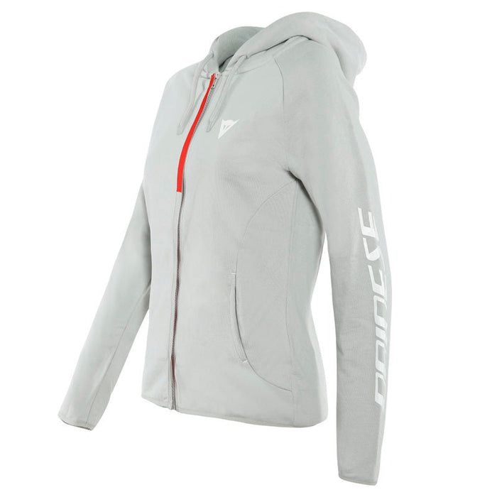 DAINESE PADDOCK LADY FULL ZIP HOODIE - GLACIER - GRAY/WHITE (L) (2896849 - 73F - L) - Driven Powersports Inc.80510193293182896849 - 73F - L