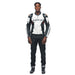 DAINESE RACING 4 LEATHER JACKET - WHITE/BLACK (52) (1533848 - 601 - 52) - Driven Powersports Inc.80510194689631533848 - 601 - 52