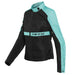 DAINESE RIBELLE AIR LADY TEX JACKET - BLACK/AQUA-GREEN (38) (2735245-26F-38) - Driven Powersports Inc.80510192989112735245-26F-38