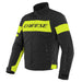 DAINESE SAETTA D-DRY JACKET - BLACK/FLUO-YELLOW/BLACK (64) - Driven Powersports Inc.80510191190251654619-691-54