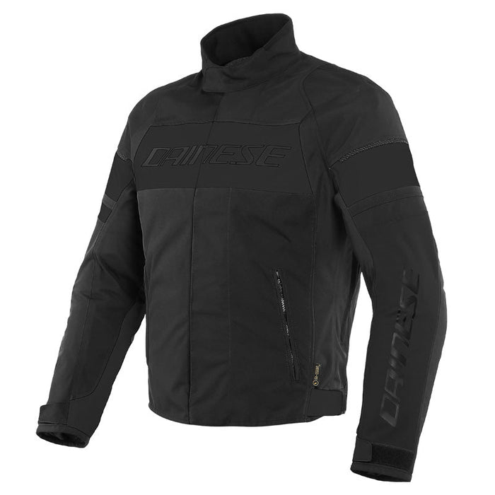 DAINESE SAETTA D-DRY JACKET - BLACK/FLUO-YELLOW/BLACK (64) - Driven Powersports Inc.80510191190251654619-691-54