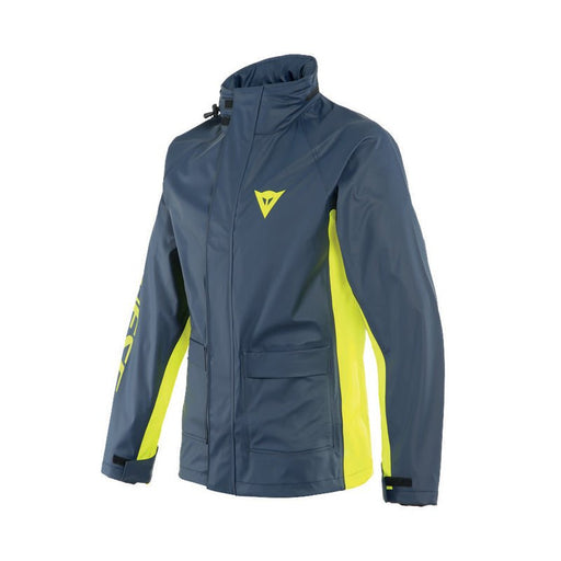 DAINESE STORM 2 UNISEX JACKET - BLACK-IRIS/FLUO-YELLOW (L) (1634297-87E-L) - Driven Powersports Inc.80510192568501634297-87E-L