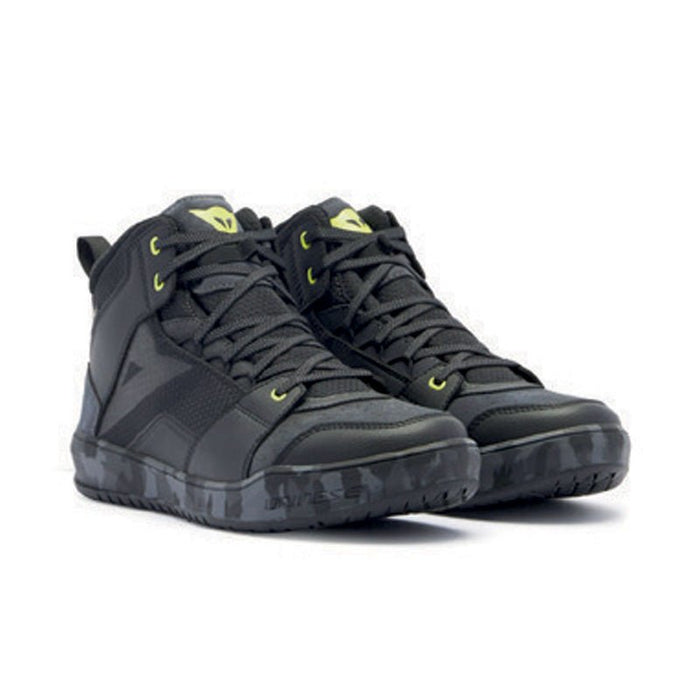 DAINESE SUBURB D - WP SHOES BLACK/CAMO/ACID YELLOW 47 - Driven Powersports Inc.805101971820417700010 - 49J - 40