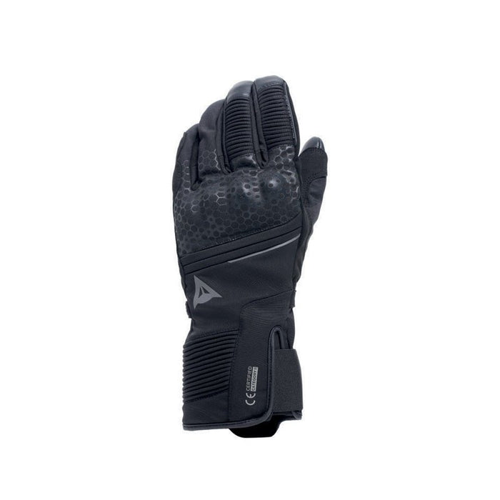 DAINESE TEMPEST 2 D-DRY LONG GLOVES - BLACK (L) (18100005-001-L) - Driven Powersports Inc.805101967963518100005-001-L