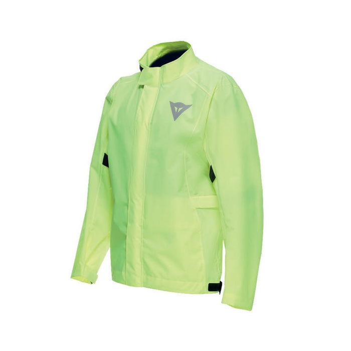 DAINESE ULTRALIGHT RAIN JACKET - FLUO YELLOW (L) (16300001-041-L) - Driven Powersports Inc.805101965720616300001-041-L