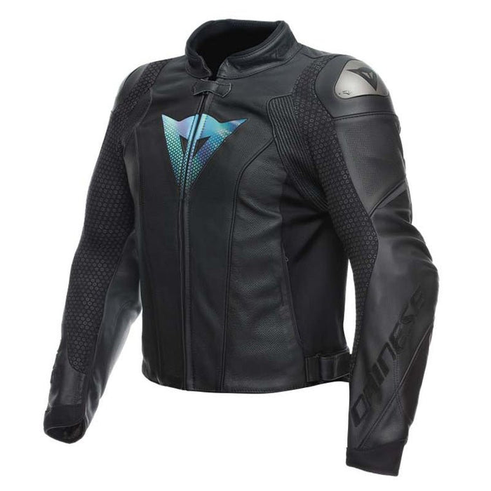 DAINESE VALOROSA 50TH LTD QDF PERF LEATHER JACKET 60 (BLACK) - Driven Powersports Inc.80510195357881533889-001-50