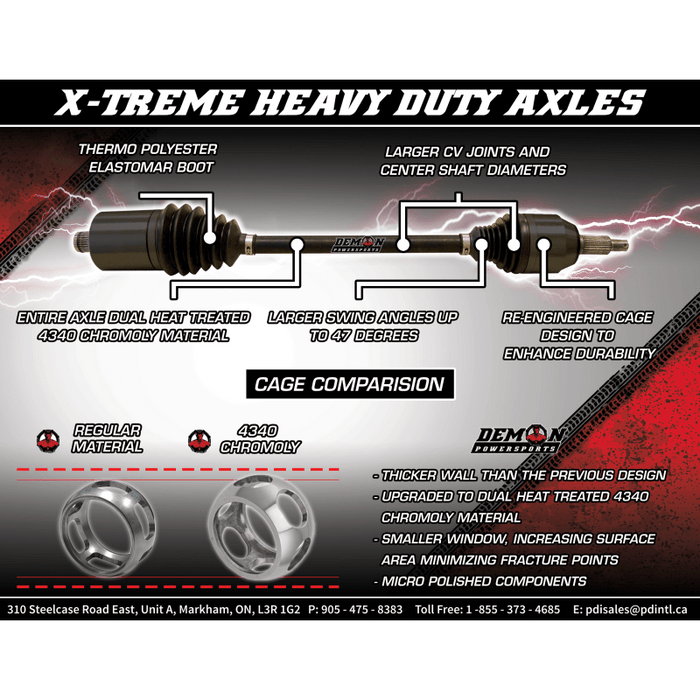 DEMON ATV/UTV AXLE CAN - AM MAVERICK - Driven Powersports Inc.840844000305PAXL - 3036XHD