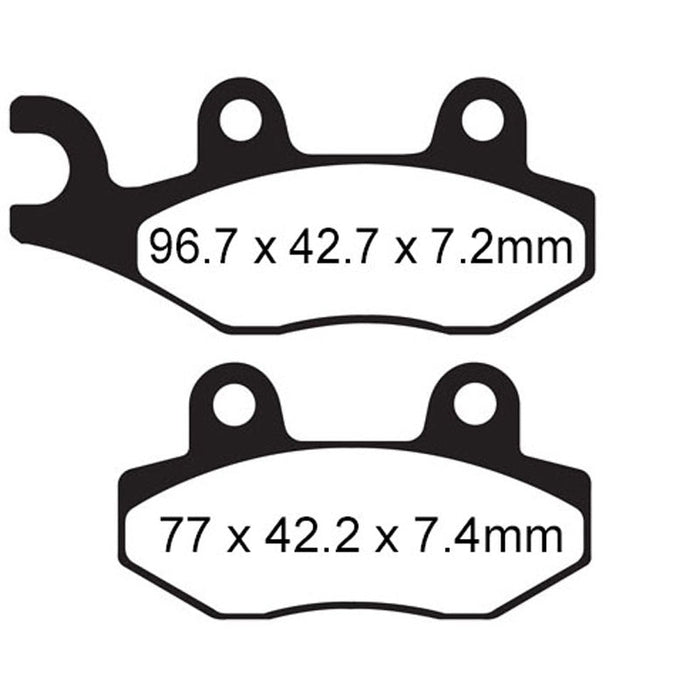 DEMON BRAKE PADS - SINTERED - (FA135R) - Driven Powersports Inc.840844005560PATP-1009