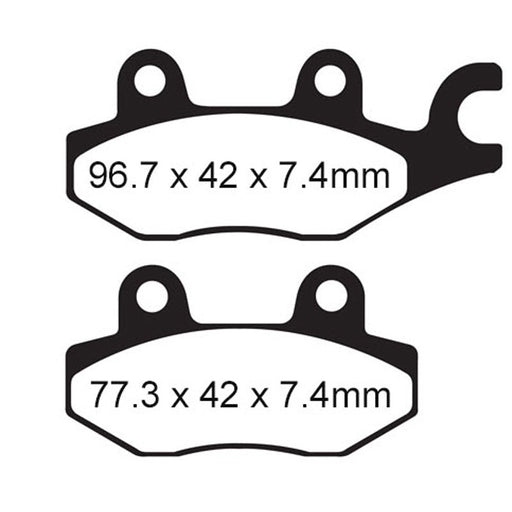 DEMON BRAKE PADS - SINTERED - (FA165R) - Driven Powersports Inc.840844005553PATP-1010