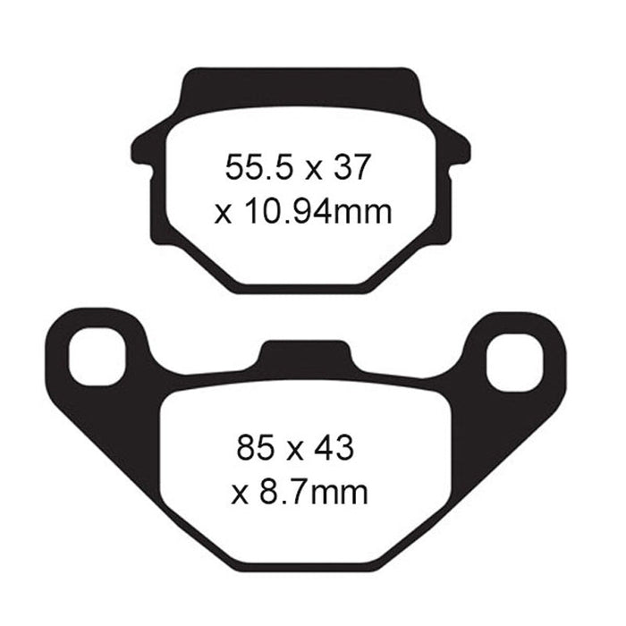 DEMON BRAKE PADS - SINTERED - (FA372R) - Driven Powersports Inc.840844006031PATP-1045