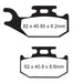 DEMON BRAKE PADS - SINTERED - (FA414R) - Driven Powersports Inc.840844005850PATP - 1129