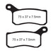 DEMON BRAKE PADS - SINTERED - (FA462R) (PATP - 1154) - Driven Powersports Inc.210 - 462RPATP - 1154