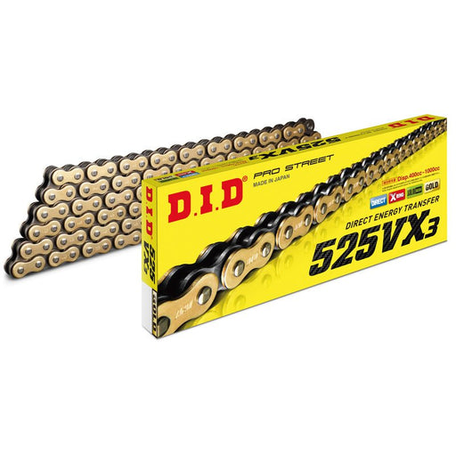 DID 525VX3 CHAIN 110L (GOLD) (M525VX3G110FB) - Driven Powersports Inc.M525VX3G110FB