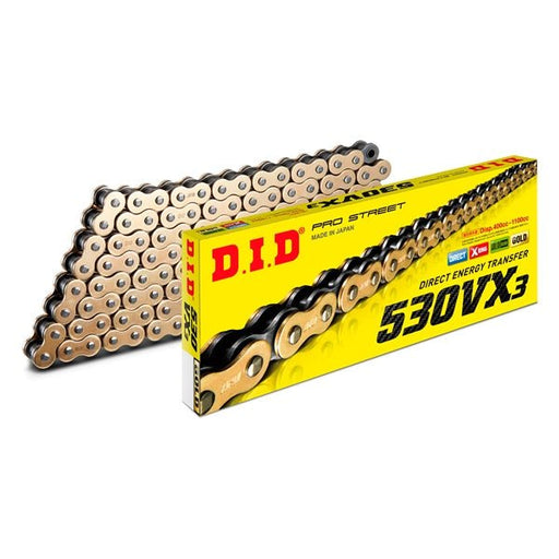 DID 530VX3 CHAIN 110L (GOLD) - Driven Powersports Inc.530VX3-GB-110LM530VX3G110ZB