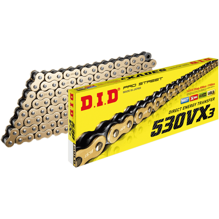 DID 530VX3 X 120 G DID CHAIN - Driven Powersports Inc.4525516397254530VX3GX120ZB