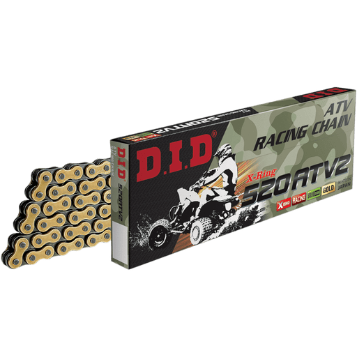 DID CHAIN DID 520 ATV2 X 100 - Driven Powersports Inc.4525516904124520ATV2GBX100