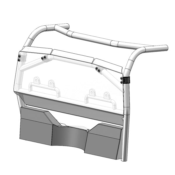 DIRECTION2 REAR WINDSHIELD CFMOTO SNYPER/ZFORCE - Driven Powersports Inc.779420947102CFWS5003GPA