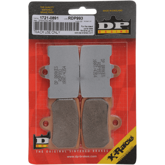 DP BRAKES BRAKE PAD DP RDP993 - Driven Powersports Inc.5060637513347RDP993