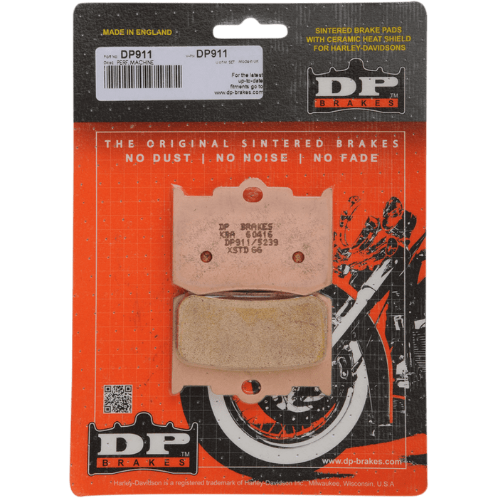 DP BRAKES BRAKE PAD SINTERED DP911 - Driven Powersports Inc.5060637514047DP911