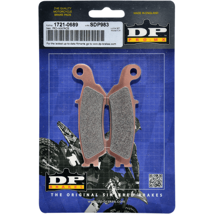 DP BRAKES BRAKE PAD SINTERED SDP983 - Driven Powersports Inc.5060637513637SDP983