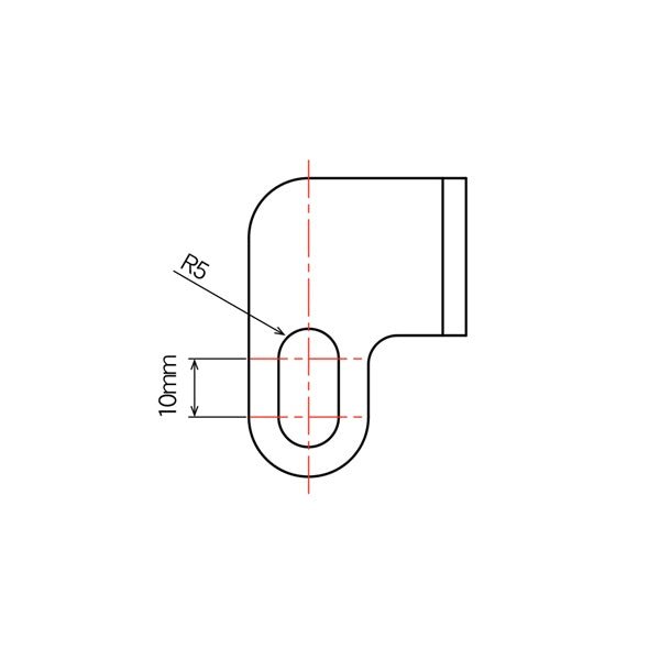 DRC/ZETA/UNIT ADJUSTABLE MOUNTING BRACKET MIRROR HOLE (ZE60 - 1010) - Driven Powersports Inc.4547836387807ZE60 - 1010