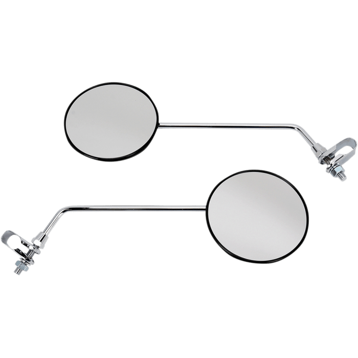 EMGO Z STYLED MIRRORS SET R/L HON SCOT ROUND (BLACK) - Driven Powersports Inc.20 - 64510