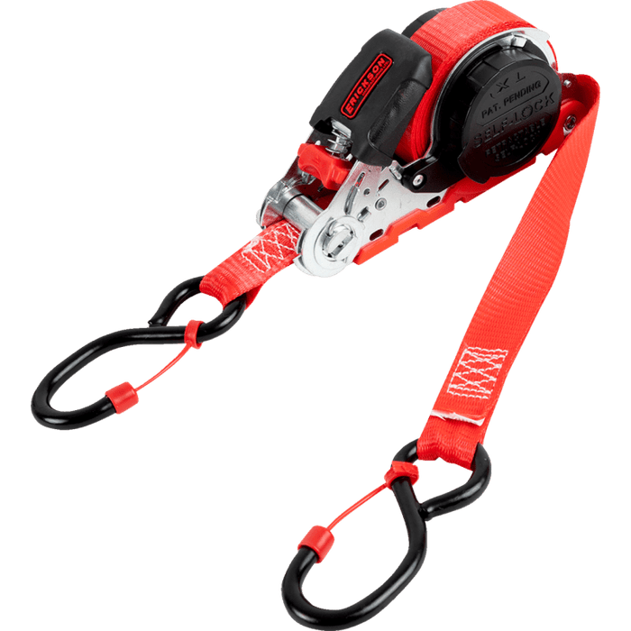 ERICKSON 1X16 1500LB SELF LOCK RETRACTABLE RATCHET STRAP LOCK HOOK - Driven Powersports Inc.01435