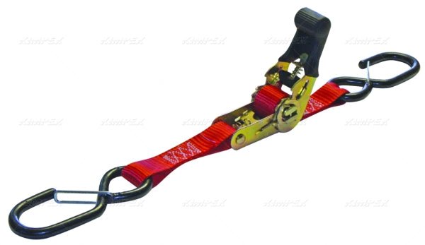 ERICKSON "(2) 1""X6' 1200 LB HD MOTORCYCLE STRAP W/SAFTEY HOOKS/" - Driven Powersports Inc.05710