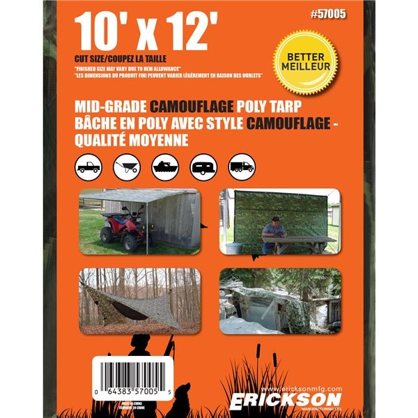 ERICKSON UNIVERSAL TARPAULINS (57005) - Driven Powersports Inc.06438357005557005