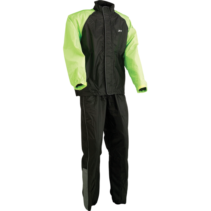 Z1R RAINSUIT HI-VIZ Front - Driven Powersports