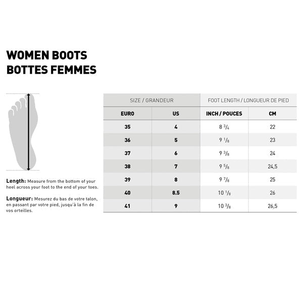 FALCOBOOTS ROYALE LADY WOM BK 36/5 FALCO - Driven Powersports Inc.9999999989FAL750-23-003-36