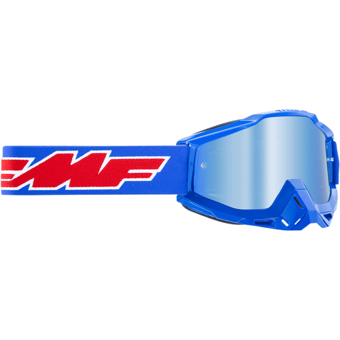 FMF POWERBOMB GOGGLE ROCKET - MIRROR BLUE LENS - Driven Powersports Inc.196261011616F-50037-00002