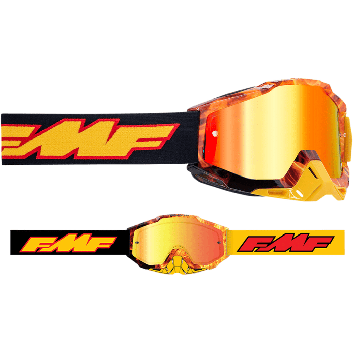 FMF POWERBOMB GOGGLE SPARK - MIRROR RED LENS - Driven Powersports Inc.196261011654F-50037-00005